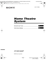 Sony HT-SS1000P Instrukcja obsługi