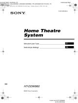 Sony HT-DDW860 Instrukcja obsługi