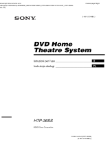Sony HTP-36SS Instrukcja obsługi