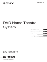 Sony DAV-F300 Instrukcja obsługi