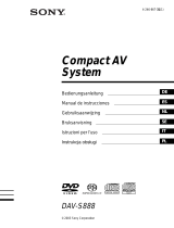 Sony DAV-S888 Instrukcja obsługi