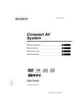 Sony dav-s 400 Instrukcja obsługi