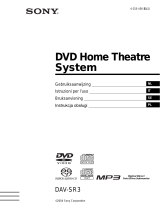 Sony dav-sr 3 Instrukcja obsługi