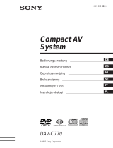 Sony DAV-C770 Instrukcja obsługi