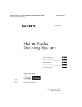 Sony RDH-SK8iP Instrukcja obsługi