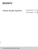 Sony MHC-M40D Instrukcja obsługi