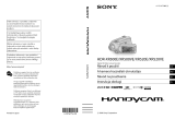 Sony HDR-XR520E Instrukcja obsługi