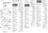 Sony D-EJ360 Instrukcja obsługi