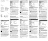 Sony MDR-E819V Instrukcja obsługi