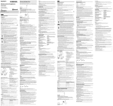 Sony MDR-NWBT10 Instrukcja obsługi