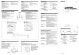 Sony XM-D1000P5 Instrukcja obsługi