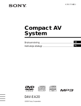 Sony DAV-EA20 Instrukcja obsługi