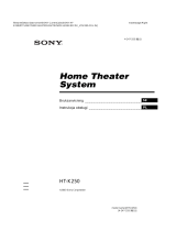 Sony HT-K250 Instrukcja obsługi