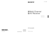 Sony STR-DA5400ES Instrukcja obsługi