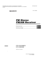 Sony STR-DA2000ES Instrukcja obsługi