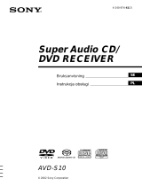 Sony AVD-S10 Instrukcja obsługi