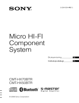 Sony CMT-HX50BTR Instrukcja obsługi