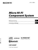 Sony CMT-HX5BT Instrukcja obsługi