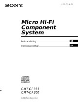 Sony CMT-CP333 Instrukcja obsługi