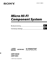 Sony CMT-HX3 Instrukcja obsługi
