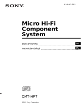 Sony CMT-HP7 Instrukcja obsługi