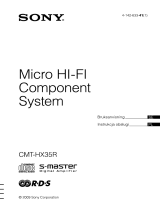 Sony CMT-HX35R Instrukcja obsługi