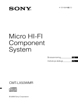 Sony CMT-LX50WMR Instrukcja obsługi