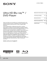 Sony UBP-X700 Instrukcja obsługi
