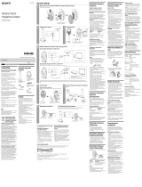 Sony MDR-RF895RK Instrukcja obsługi