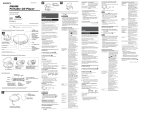 Sony D-FJ211 Instrukcja obsługi