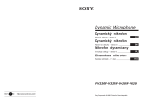 Sony F-V420 Instrukcja obsługi