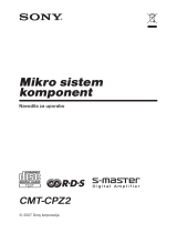 Sony CMT-CPZ2 Instrukcja obsługi