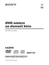 Sony DAV-DZ231 Instrukcja obsługi