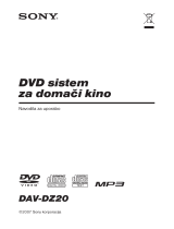 Sony DAV-DZ20 Instrukcja obsługi