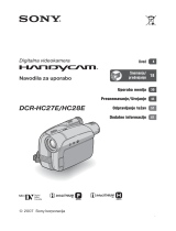 Sony DCR-HC27E Instrukcja obsługi