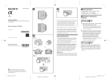 Sony SAL50F14Z Instrukcja obsługi