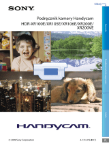 Sony HDR-XR200VE Instrukcja obsługi
