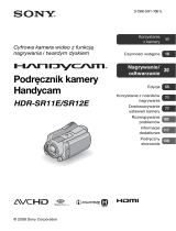 Sony HDR-SR12E Instrukcja obsługi