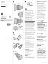 Sony SELP18110G Instrukcja obsługi