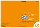Sony DSLR-A700P Instrukcja obsługi