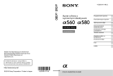 Sony DSLR-A580 Instrukcja obsługi