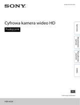 Sony HDR-AS20 Instrukcja obsługi
