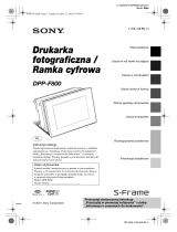 Sony DPP-F800 Instrukcja obsługi