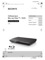 Sony BDP-S390 Instrukcja obsługi