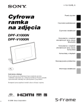 Sony DPF-V1000N Instrukcja obsługi