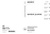 Sony NAS-SC500PK Instrukcja obsługi