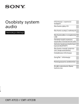 Sony CMT-X7CD Instrukcja obsługi