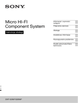 Sony CMT-G2NiP Instrukcja obsługi