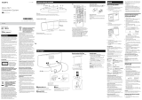 Sony CMT-V10iP Instrukcja obsługi