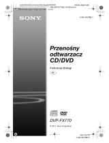 Sony DVP-FX770 Instrukcja obsługi